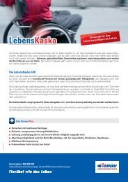 Folder LebensKasko - Donau Versicherung
