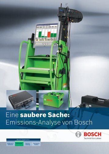 Eine saubere Sache: Emissions-Analyse von Bosch - Autoexcellence
