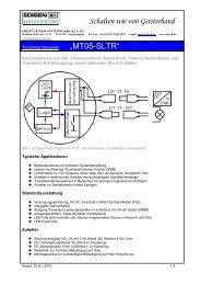 Datenblatt MT05-SLTR - EDISEN SENSOR SYSTEME