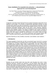 Solar distillation for essential oils extraction - Solar Food Processing ...