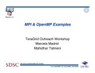 MPI & OpenMP Examples - Teragridforum.org