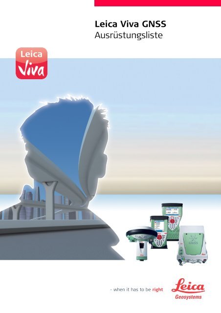 Leica Viva GNSS Ausrüstungsliste