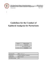 P4: Guidelines for the conduct of epidural analgesia for parturients