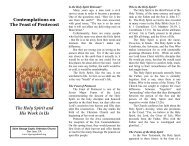 The Feast of Pentecost and the Holy Spirit - Saint George & Saint ...