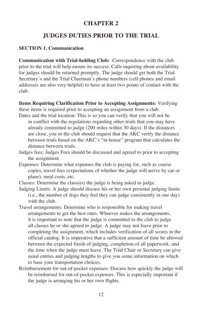 AKC Agility Judges Guidelines