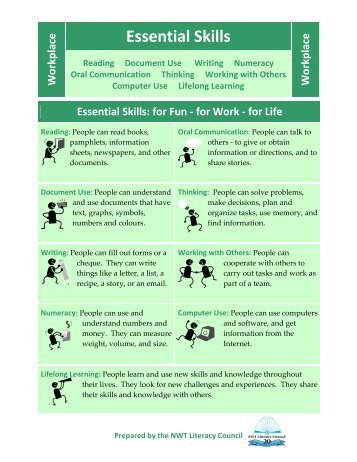 Workplace Essential Skills - NWT Literacy Council