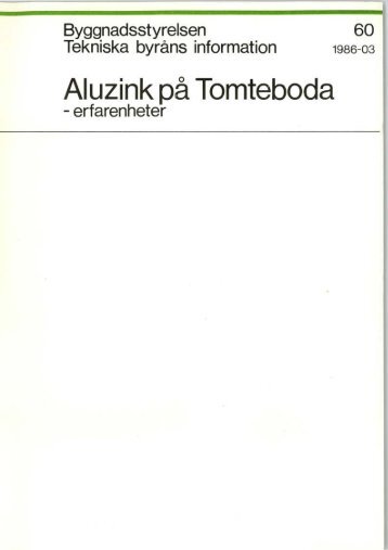 Aluzink pÃ¥Tomteboda