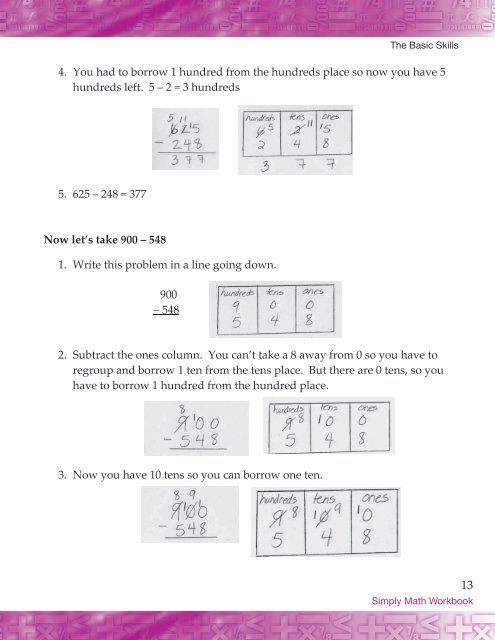 Everyday Math Skills Workbooks series - Simply Math - My ERC