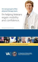 Become a VA Physical Therapist - VA Careers