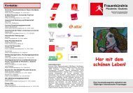 Flyer zur Veranstaltungsreihe vom FrauenbÃ¼ndnis ... - Katja Mast