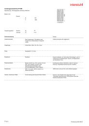 Leistungsverzeichnis P716R - Interstuhl