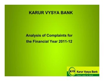 F.Y. 2011-12 - Karur Vysya Bank