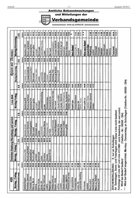 Ausgabe 34 - Verbandsgemeinde Arzfeld