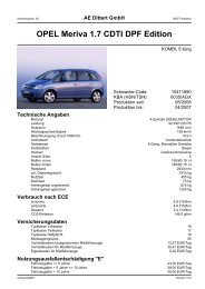 OPEL Meriva 1.7 CDTI DPF Edition - Autohaus AE-Dittert in Koblenz