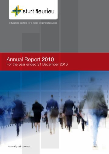 Annual Report 2010 - Sturt Fleurieu