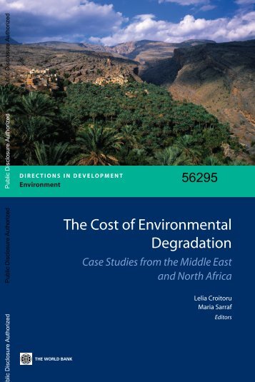 The Cost of Environmental Degradation - World Bank