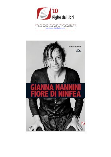 Nannini DEF_Layout 1 - 10 Righe dai libri