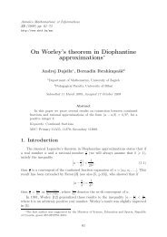 On Worley's theorem in Diophantine approximations∗