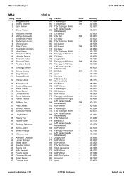 MAN 9300 m - Sporting AthlÃ©tisme Bulle