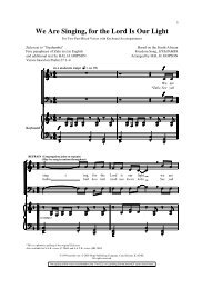 A SONG OF THANK-POTE-SATB - Hope Publishing Company