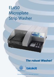 ELx50 Washer Catalogue - Biokit