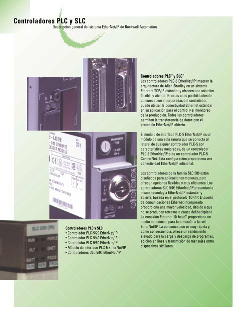 EtherNet/IP de Rockwell - CIP ETI