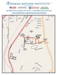 View a map - Indiana Regional Medical Center