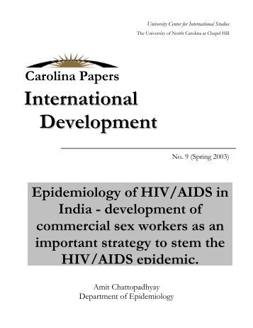 development of commercial sex workers as an important strategy to