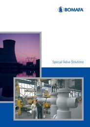 Turbine Bypass Valve - BOMAFA Armaturen