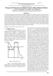Design and Performance Evaluation of an Ice Block Making Machine