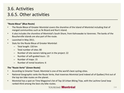 Tourisme vert à Montréal