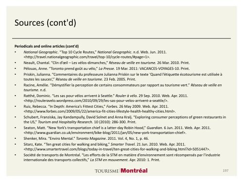 Tourisme vert à Montréal