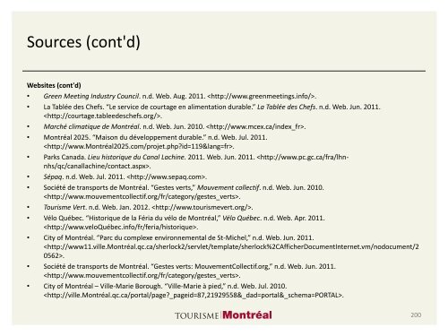 Tourisme vert à Montréal