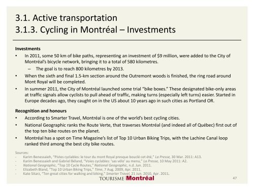 Tourisme vert à Montréal