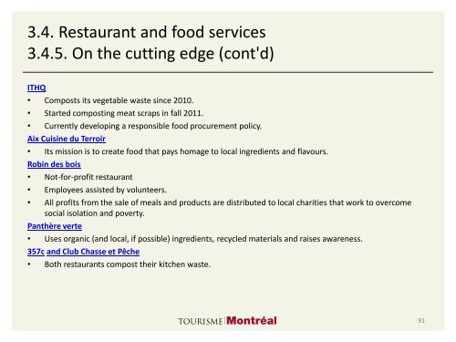 Tourisme vert à Montréal