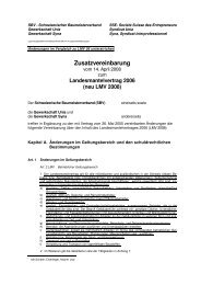 Zusatzvereinbarung zum LMV 06 neu LMV08 vom ... - GAV-Service.ch