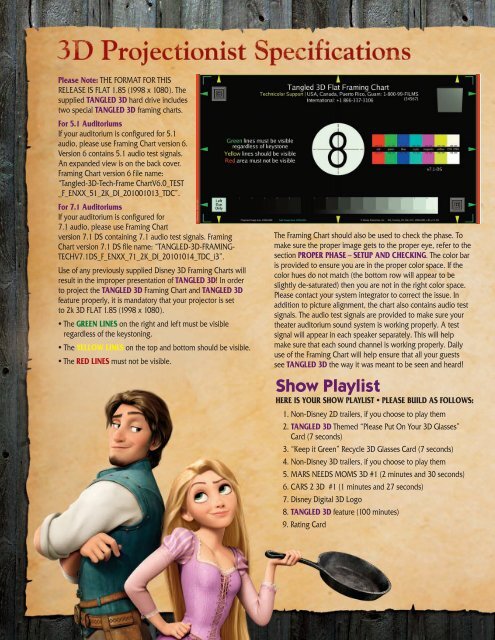 Light Lev - Disney Digital Cinema Portal Homepage