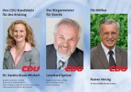 Link zum Kandidatenflyer - der CDU Voerde