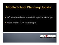 Jeff Marchionda - Northside Blodgett MS Principal Rick Kimble ...