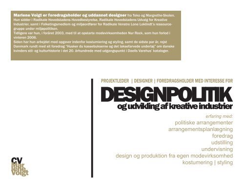 design kostumiering styling - Til VoigtCPH.dk