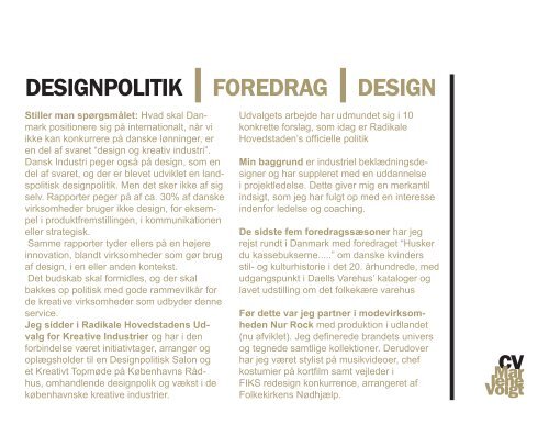 design kostumiering styling - Til VoigtCPH.dk