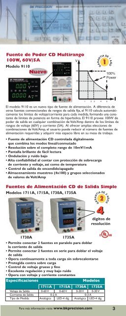 Instrumentos de Prueba y Accesorios - BK Precision