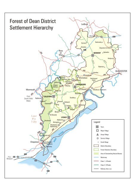 Settlement Hierarchy for the Forest of Dean - Forest of Dean District ...