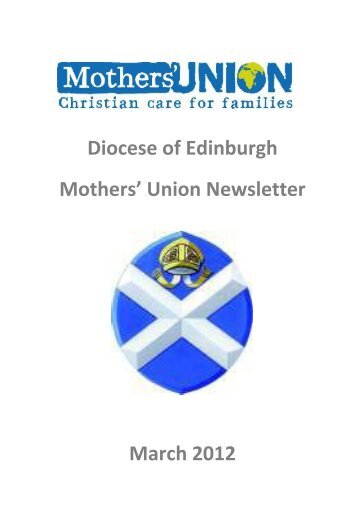 March 2012 - The Mothers' Union, Scotland