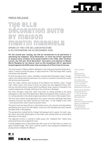Maison Martin Margiela - CitÃ© de l'architecture & du patrimoine