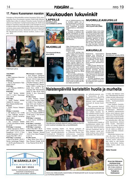 Pudasjarvilehti_19-2.. - PudasjÃ¤rvi-lehti ja VKK-Media Oy