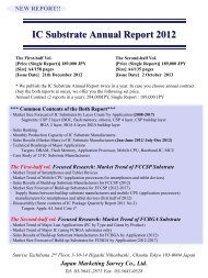 IC Substrate Annual Report 2012