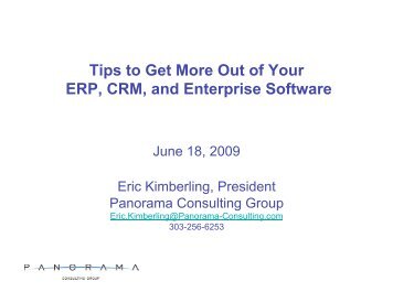 Tips to Get More Out of Your ERP, CRM, and Enterprise Software