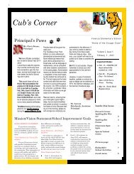 Cub's Corner - Vicenza Elementary School - DoDEA