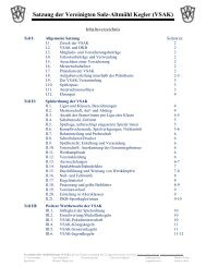 Satzung der Vereinigten Sulz-AltmÃ¼hl Kegler (VSAK)